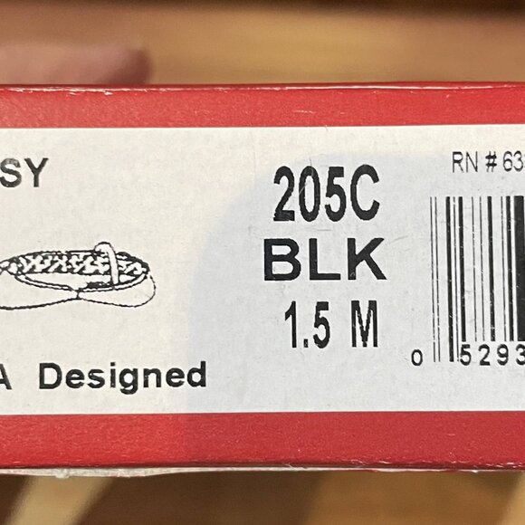 Youth Daisy Ballet Shoes Size 1.5M  Black NWT - Picture 4 of 4